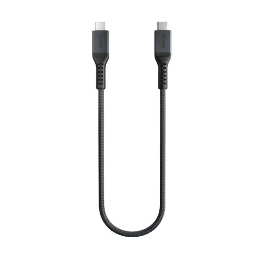 Кабель Nomad Kevlar USB-C / USB-C Cable 100W Black 0.3 метра (NM01845485)