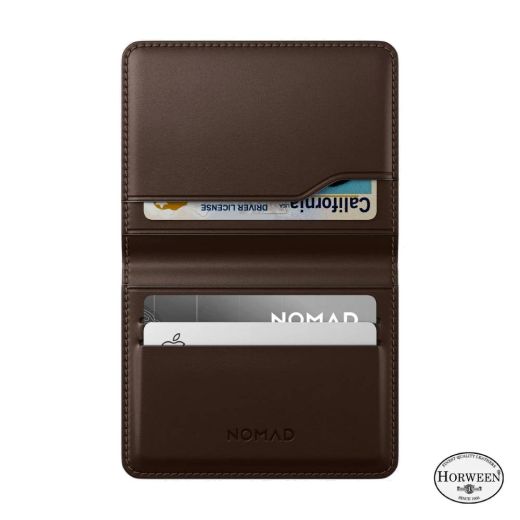 Карточный кошелек Nomad Card Wallet Plus Rustic Brown Horween (NM500R0SA0)