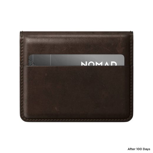 Карточный кошелек Nomad Card Wallet Plus Rustic Brown Horween (NM500R0SA0)