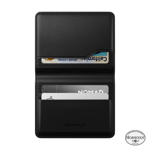 Карточный кошелек Nomad Card Wallet Plus Black Horween (NM50010S00)