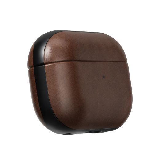 Кожаный чехол Nomad Modern Horween Leather Case  Rustic Brown для Airpods Pro (2 поколение)