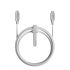 Кабель Nomad USB-C Kevlar Carbide Cable 240W 1.5м White (NM014674858) Кабель Nomad USB-C Kevlar Carbide Cable 240W 1.5м White (NM014674858)