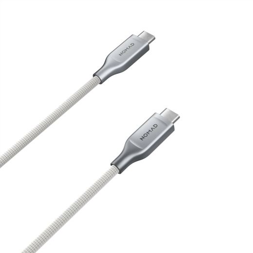 Кабель Nomad USB-C Kevlar Carbide Cable 240W 1.5м White (NM014674858)