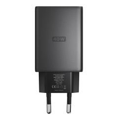 Быстрая зарядка Nomad 40W Slim EU Power Adapter Carbide