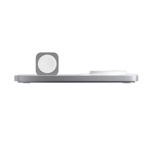 Бездротова зарядка Nomad Base One Max 3 в 1 Qi2 15W Silver (NM01563385)
