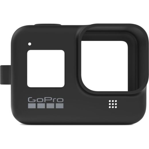 Силіконовий чохол GoPro Sleeve&Lanyard Black для HERO8 (AJSST-001)