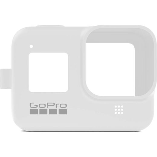 Силиконовый чехол GoPro Sleeve&Lanyard White для HERO8 (AJSST-002)