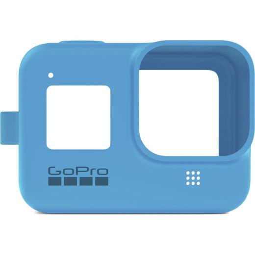 Силиконовый чехол GoPro Sleeve&Lanyard Blue для HERO8 (AJSST-003)