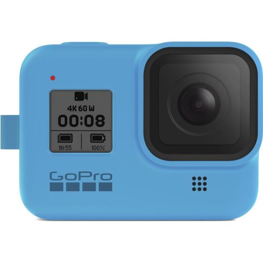 Силіконовий чохол GoPro Sleeve&Lanyard Blue для HERO8 (AJSST-003)