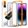 Защитное стекло Spigen Glas tR Black (2 pack) для iPhone 14 Pro Max (AGL05204)