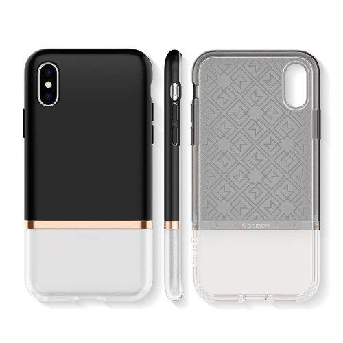 Чохол Spigen La Manon Jupe Milk Black для iPhone XS Max