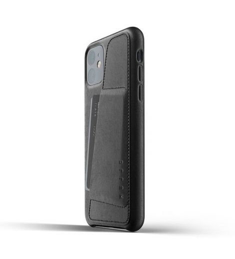 Чехол Mujjo Full Leather Wallet Black (MUJJO-CL-006-BK) для iPhone 11