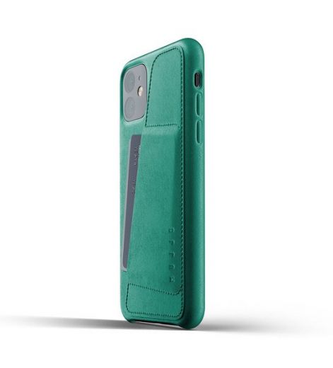 Чехол Mujjo Full Leather Wallet case Alpine Green (MUJJO-CL-006-GR) для iPhone 11