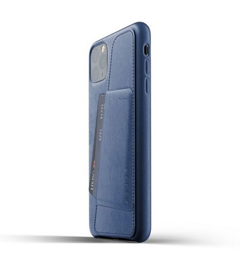 Чехол Mujjo Full Leather Wallet Monaco Blue (MUJJO-CL-004-BL) для iPhone 11 Pro Max