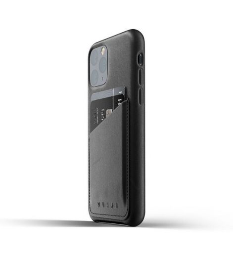 Чехол Mujjo Full Leather Wallet Black (MUJJO-CL-002-BK) для iPhone 11 Pro