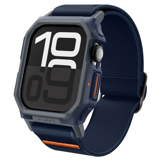 Чехол с ремешком Spigen Lite Fit Pro Navy Blue для Apple Watch Series 10 (2024) 46мм (ACS08925)