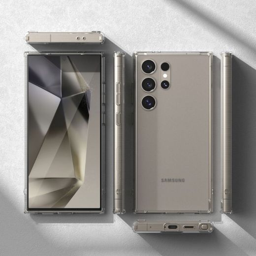 Прозрачный чехол Ringke Fusion Matte Clear для Samsung S24 Ultra