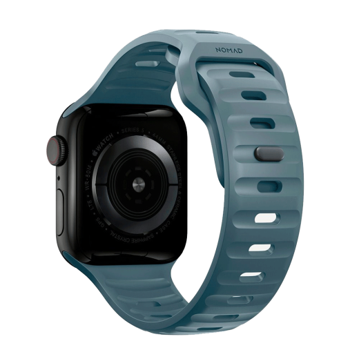 Силіконовий ремінець Nomad Sport Band Marine Blue для Apple Watch 44мм | 45мм | 49мм