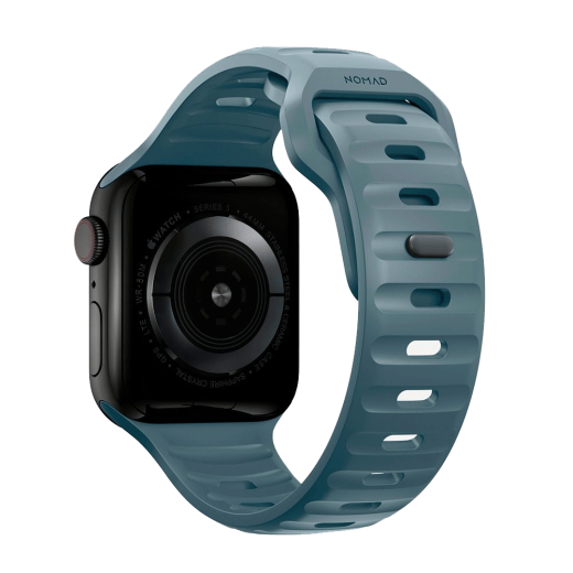 Силиконовый ремешок Nomad Sport Band Marine Blue для Apple Watch 44мм | 45мм | 49мм