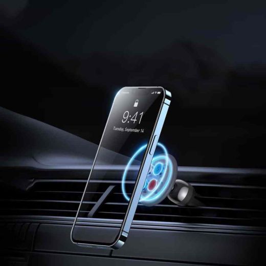 Автомобільний тримач Baseus C01 Magnetic Phone Holder (Air Outlet Version) Black (SUCC000101)