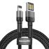 Кабель Baseus Cafule Special Edition USB-A to Lightning 2m Black/Grey (CALKLF-HG1) Кабель Baseus Cafule Special Edition USB-A to Lightning 2m Black/Grey (CALKLF-HG1)