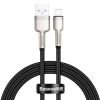 Кабель Baseus Cafule Metal USB-A to Lightning 1m Black (CALJK-A01)