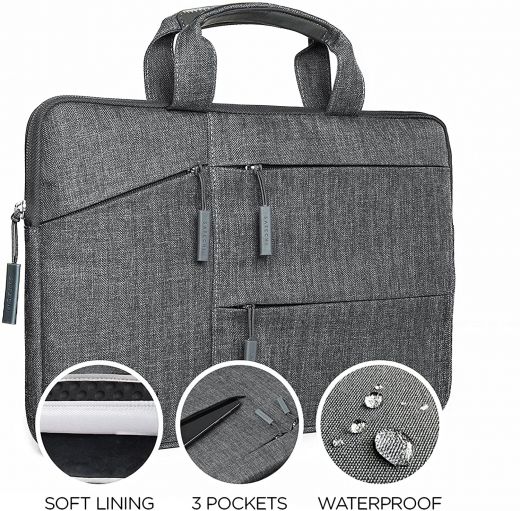 Сумка Satechi Water-Resistant Laptop Bag Carrying Case with Pockets для MacBook Pro 16" (2021 | 2022 | 2023  M1 | M2 | M3) | Air 15" M2 | M3 (2023 | 2024) (ST-LTB15)