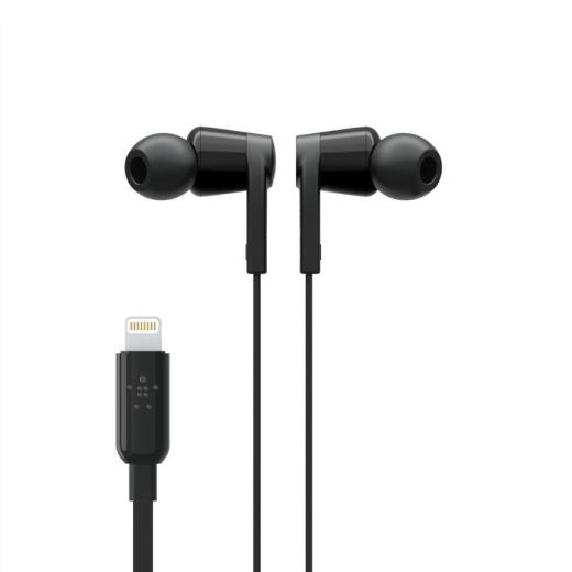 Наушники Belkin SoundForm with Lightning Connector Black (G3H0001btBLK)