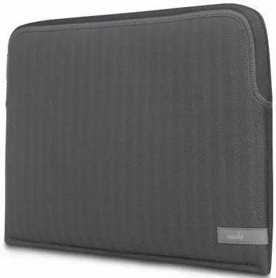Чехол Moshi Pluma Designer Laptop Sleeve Herringbone Gray (99MO104052) для MacBook Air 13.6" M4 | M3 | M2 (2025 | 2024 | 2022) | Air 13 "| Pro 13"