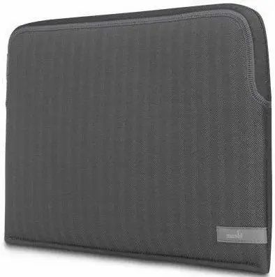 Чехол Moshi Pluma Designer Laptop Sleeve Herringbone Gray (99MO104052) для MacBook Air 13.6" M2 | M3 (2023 | 2024) | Air 13 "| Pro 13"