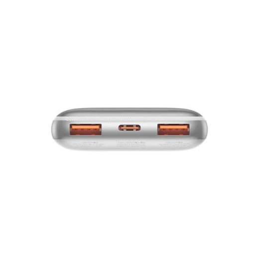 Повербанк Baseus Bipow Pro 10000mAh 22.5W with USB-A to USB-C 0.3m Cable White (PPBD040002)