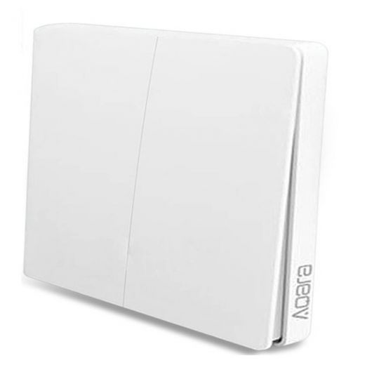 Вимикач Aqara Wireless Switch (Wall-Attached Double-Button) (WXKG02LM)