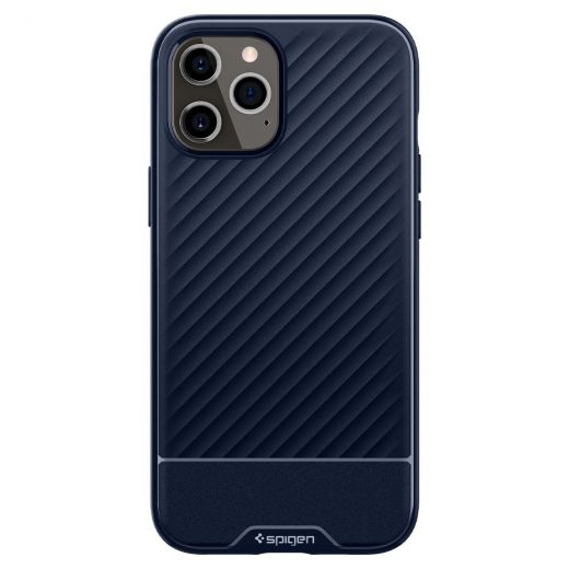 Чехол Spigen Core Armor Navy Blue для iPhone 12 Pro Max (ACS01472)