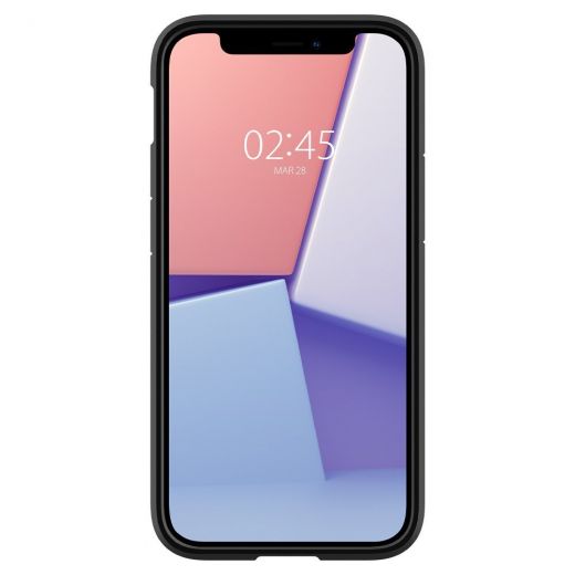 Чохол Spigen Crystal Hybrid Matte Black для iPhone 12 Pro Max (ACS01477)