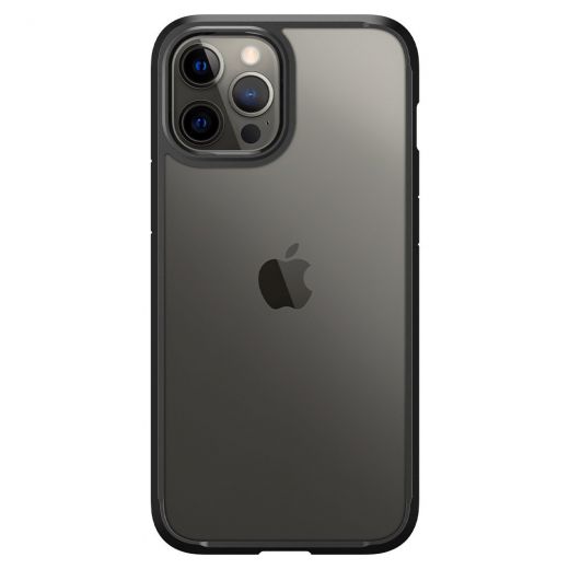 Чохол Spigen Crystal Hybrid Matte Black для iPhone 12 Pro Max (ACS01477)