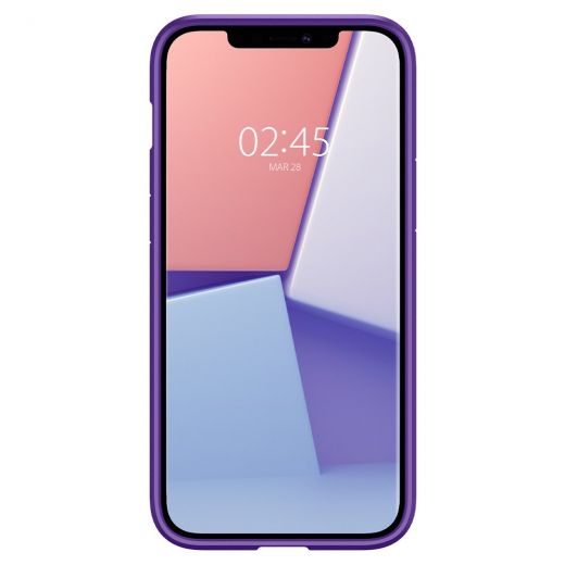 Чохол Spigen Crystal Hybrid Hydrangea Purple для iPhone 12 Pro Max (ACS01478)
