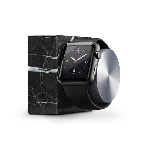 Док-станция Native Union Dock Marble Edition (DOCK-AW-MB-BLK) для Apple Watch