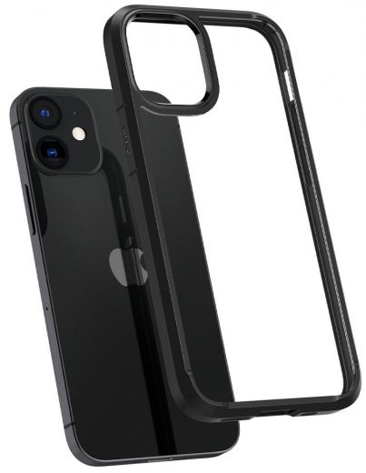 Чехол Spigen Crystal Hybrid Matte Black для iPhone 12 mini (ACS01543)