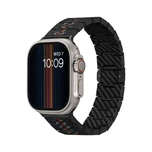 Карбоновый ремешок Pitaka Carbon Fiber Band Rhapsody для Apple Watch 49mm | 45mm | 44mm (AWB2301 | AWB2308)