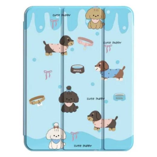 Чохол-підставка Mutural Xing Yi Case Cute Puppy SkyBlue для iPad Air 11” M3 | M2 (2025 | 2024)