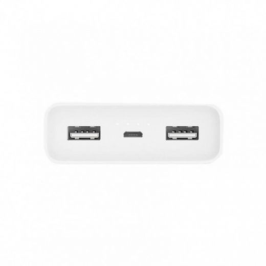 Повербанк (Внешний аккумулятор) Xiaomi PowerBank2C 20000 mAh (3.6A, 2USB) (White) (VXN4212CN)