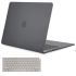 Накладка MOSISO Plastic Hard Case Shell & Keyboard Skin Gray для MacBook Air 13" (2018) Накладка MOSISO Plastic Hard Case Shell & Keyboard Skin Gray для MacBook Air 13" (2018)
