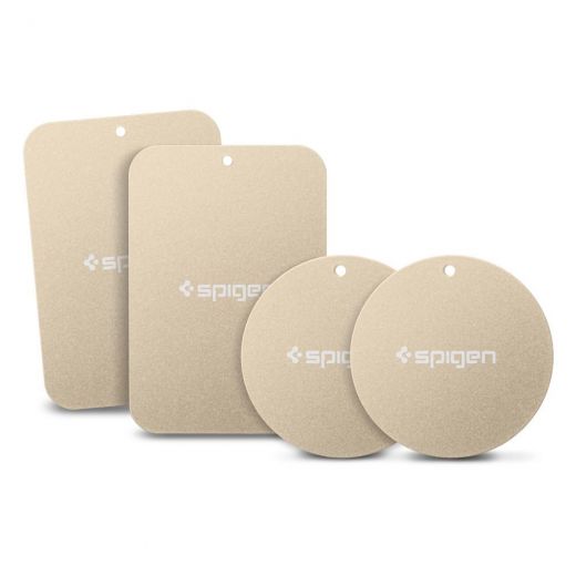 Пластини для автотримача Spigen Kuel A210 Car Mount Metal Plates Gold