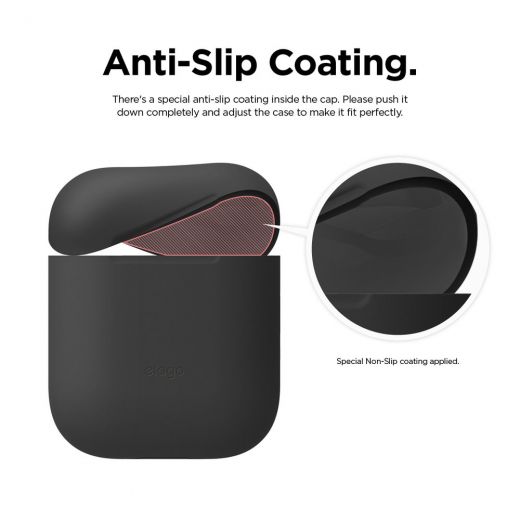 Чохол Elago Skinny Case Black (EAPSK-BA-BK) для Airpods