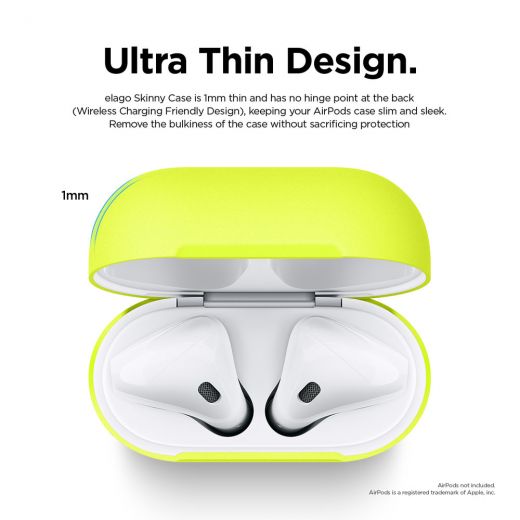 Чехол Elago Skinny Case Neon Yellow (EAPSK-BA-NYE) для Airpods