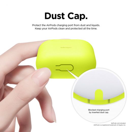 Чохол Elago Skinny Case Neon Yellow (EAPSK-BA-NYE) для Airpods