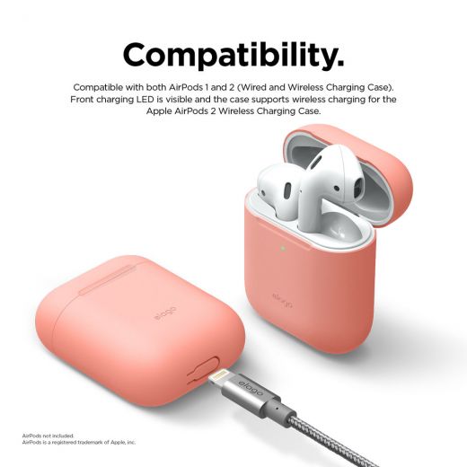 Чохол Elago Skinny Case Peach (EAPSK-BA-PE) для Airpods