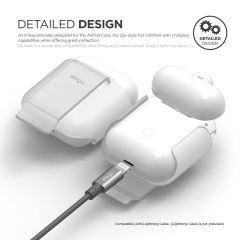 Держатели Elago Belt Clip Clear для Apple AirPods