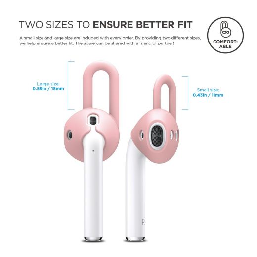 Держатель Elago EarPads Lovely Pink для Apple AirPods