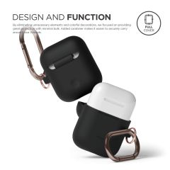 Чехол Elago Hang Black з карабином для Apple AirPods
